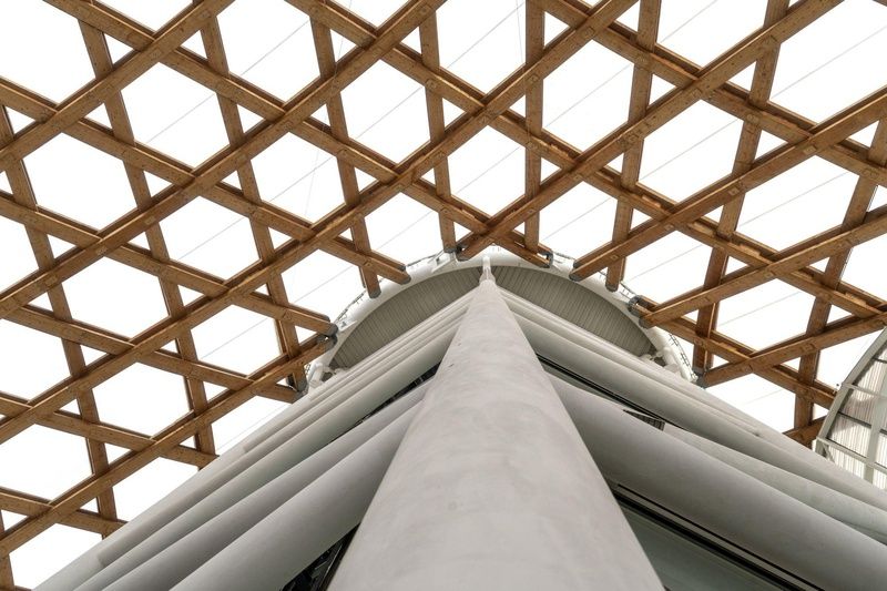 Sur le toit du Centre Pompidou-Metz