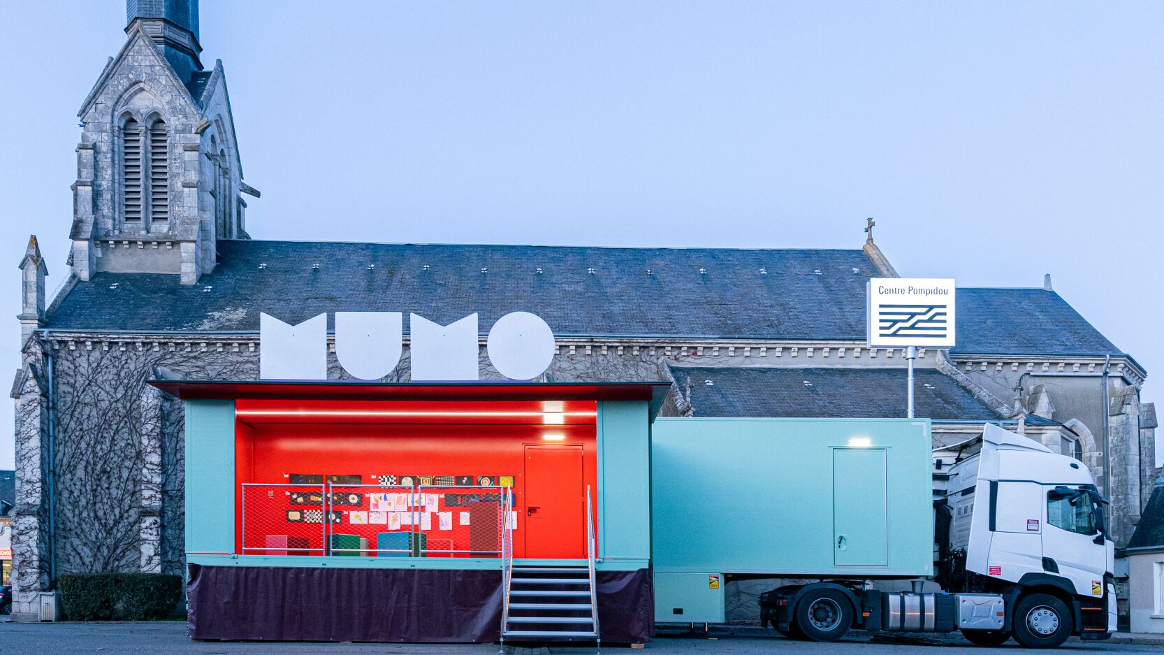 Le MuMo x Centre Pompidou conçu par Hérault Arnod Architectures et Krijn de Koning, artiste