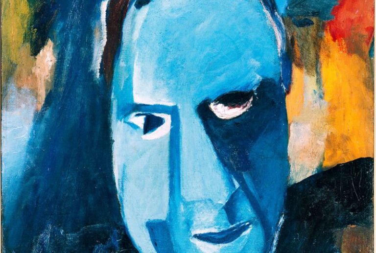 Hans Richter, Blauer Mann [Blue Man], 1917