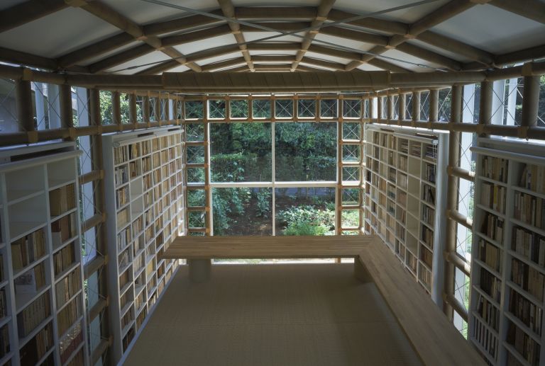 Shigeru Ban, Library of a Poet, Zushi, Japon, 1991