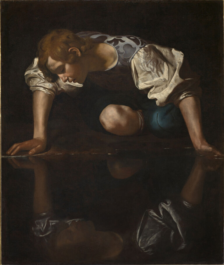 Caravage, Narcisse, 1597-1599