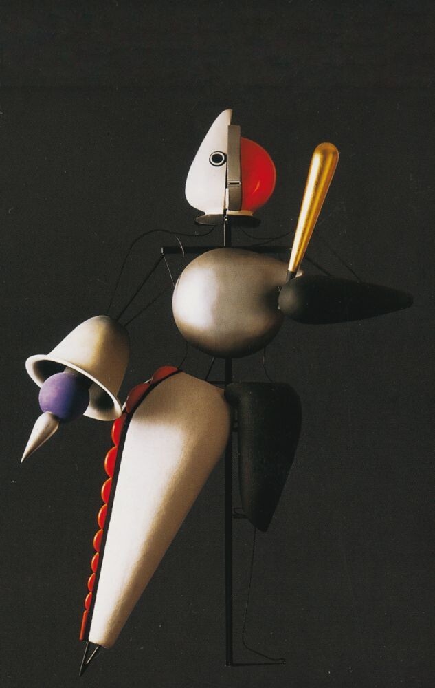 Ballet triadique, Séquence noire, L'Abstrait. Figure avec masque, 1920-22