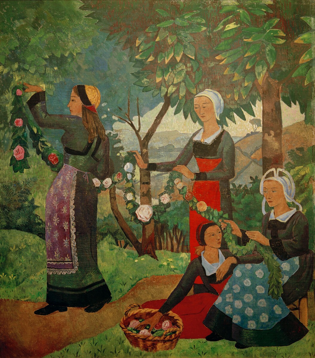 Paul Sérusier, La guirlande de roses, 1898