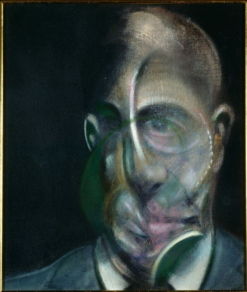 Francis Bacon, Porträt Michel Leiris, 1976