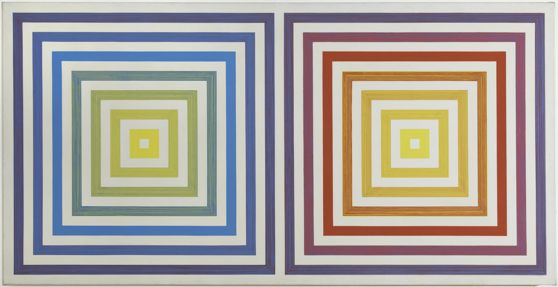 François Morellet, Du jaune au violet,1956