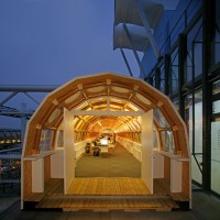 Shigeru Ban, Paper Temporary Studio, France, Paris, 2004–2010 / Paper Tube Studio (PTS), France, Metz, depuis 2020