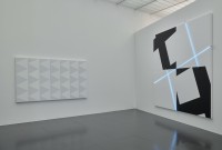 François Morellet, 1952 × 4 n° 10 Quand j’étais petit je ne faisais pas grand, 2006 et Deep Dark, Light Blue n°3, 2008