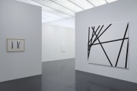 François Morellet,  Bien/Mal, 1979, Vanishing point of view n°2 (détail), 1984 et Bertrand Lavier et François Morellet, Lavier/Morellet, 1995