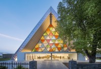 Shigeru Ban, Cardboard Cathedral, Nouvelle Zélande, Christchurch, 2013