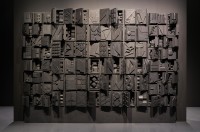 Louise Nevelson, Black Secret Wall, 1970