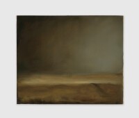 Michaël Borremans, Poires, noix et verre de vin, 2025