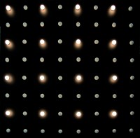 François Morellet, 64 lampes avec 4 rythmes superposés, 1963