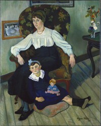 Suzanne Valadon, Marie Coca et sa fille Gilberte, 1913