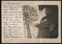 Albert Benoit, Séraphine peignant, entre 1927 et 1928