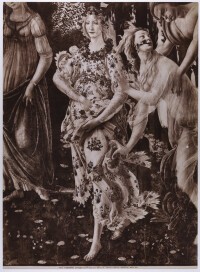 Florence Anderson, Galerie des Offices, La Primavera, Flora, détail, 1876-1900