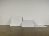 François Morellet, Ligne continue sur 4 plans inclinés à 0°, 30°, 60°, 90°, 1978