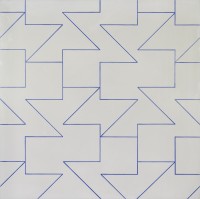 François Morellet, 2 fois 90°, 90°, 45°, 45°, etc. n°1, 1957