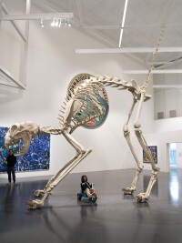 Maurizio Cattelan, Felix, 2001 et Charlie, 2003