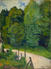 Suzanne Valadon, Route dans la forêt de Compiègne, 1914