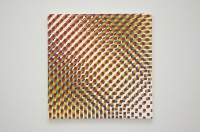 François Morellet, 10 trames de carrés réguliers pivotés sur l’angle, 1970