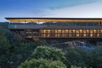 Shigeru Ban, Zenbo Seinei, Pavillon de méditation, Japon, Awaji, 2022