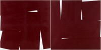 Vera Molnar, 2 carrés en 3 morceaux, 2005