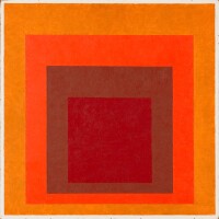 Josef Albers, Affectionate (Homage to the Square) [Affectueux (Hommage au carré)], 1954