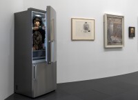 Maurizio Cattelan, Shadow, 2023, Niki de Saint Phalle, Maman, [1971], Alberto Giacometti, La Mère de l’artiste, 1951 et Julio González, La Mère de l’artiste, [vers 1923 –1926]