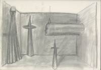 Pol Taburet, croquis préparatoire A silly thought, 2025