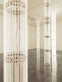 Cerith Wyn Evans, S=U=P=E=R=S=T=R=U=C=T=U=R=E ('Trace me back to some loud, shallow, chill, underlying motive’s overspill…'), 2010