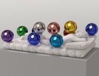Jeff Koons, (Sleeping Hermaphrodite) Gazing Balls, 2025