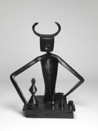 Max Ernst, Le Roi jouant avec la Reine, été 1944 / 2001