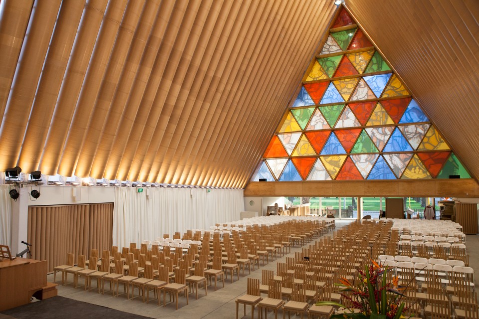 Shigeru Ban, Cardboard Cathedral, 2013