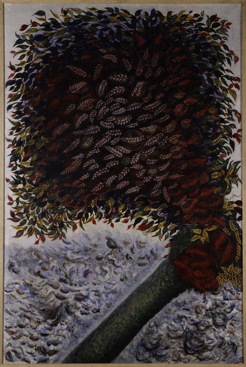 Séraphine Louis, dite Séraphine de Senlis, Arbre rouge, vers 1928-1930